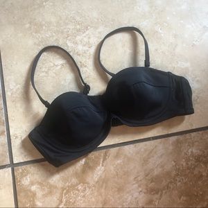 Adjustable, removable strap bra style bikini top S